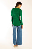 Green Swing Knit w Liberty Patches