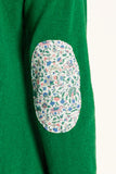 Green Swing Knit w Liberty Patches