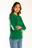Green Swing Knit w Liberty Patches
