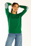 Green Swing Knit w Liberty Patches