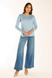 Pale Blue Swing Knit w Liberty Patches
