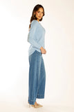 Pale Blue Swing Knit w Liberty Patches