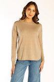 Latte Swing Knit w Liberty Patches