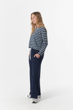 The Hero Stripe Raglan Tee White/Parisian