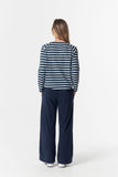 The Hero Stripe Raglan Tee White/Parisian