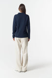 The Collared Henley Parisian Navy