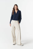 The Collared Henley Parisian Navy
