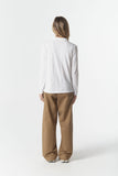 The Collared Henley White