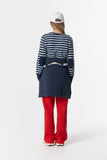 The Show Stopper Stripe Tee White/Parisian