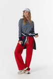 The Show Stopper Stripe Tee White/Parisian