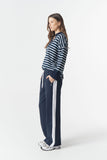 The Breezy Stripe Polo White/Parisian