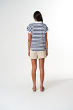 The Day Dream Polo White/ Parisian Stripe