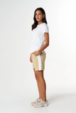 The Shaped Hem Tee - White