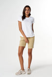 The Shaped Hem Tee - White