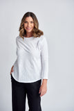 Raglan 3/4 Sleeve White