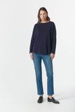 On Repeat Raglan Tee Parisian Navy