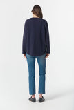 On Repeat Raglan Tee Parisian Navy