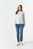 On Repeat Raglan Tee White