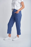 Casual Linen Pant Denim