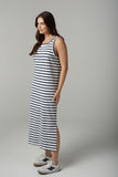 Stripe Tank Dress White/Parisian
