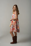 Rodeo Print Mini Sundress