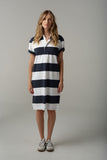 Stripe Rugby Dress White/Parisian