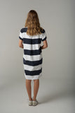 Stripe Rugby Dress White/Parisian