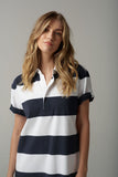 Stripe Rugby Dress White/Parisian