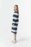 The Go To Rugby Dress Parisian Navy/White