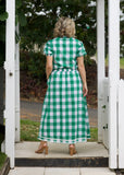 Chloe Shirt - Green & White Gingham