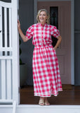 Emma Skirt - Pink & White Gingham