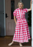 Emma Skirt - Pink & White Gingham