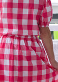 Emma Skirt - Pink & White Gingham