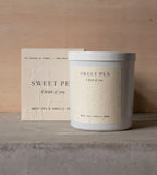 Sweet Pea I think of You 400g Candle