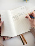 2024 Desktop Linen Planner Pomegranate