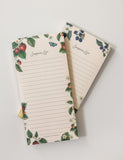 Strawberries Shopping List Notepad