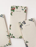 Strawberries Shopping List Notepad