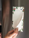 Strawberries Shopping List Notepad