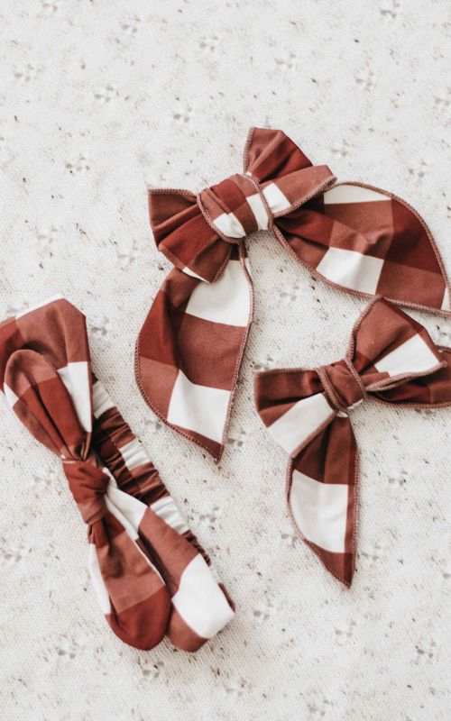 Gingham Bows