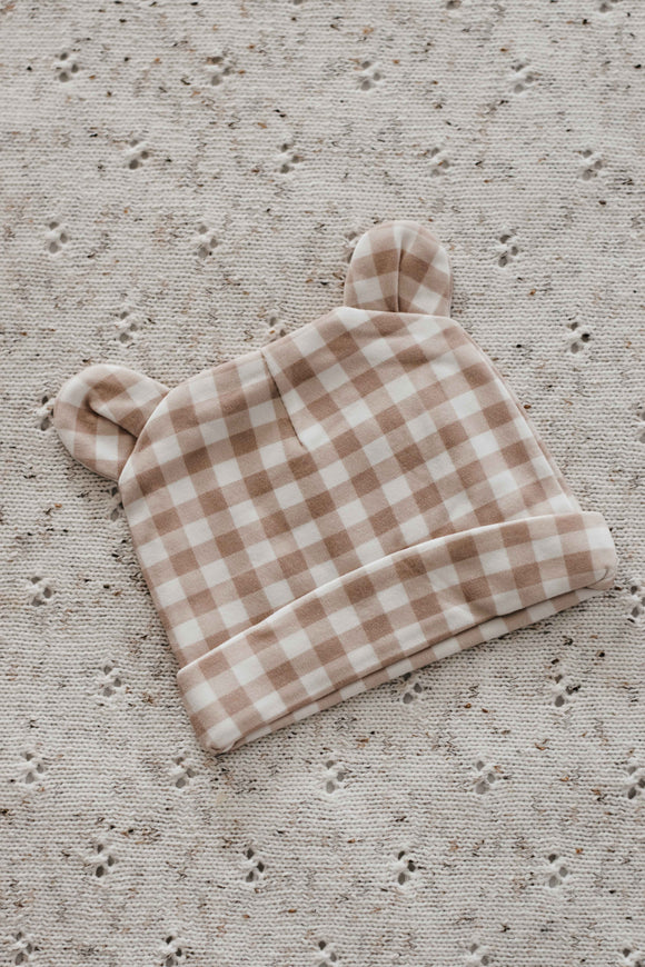 Jersey Beanie Gingham