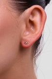 Petite Fancy Rose Gold Earring