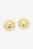 Summer Gold Sun Earring