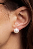 Bea Gold Pearl Stud