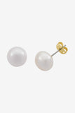 Bea Gold Pearl Stud