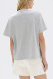 Exhibit Patch Short Sleeve Tee Grey Marle