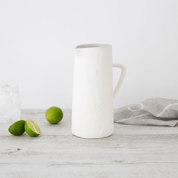 Flax Jug White 24cm