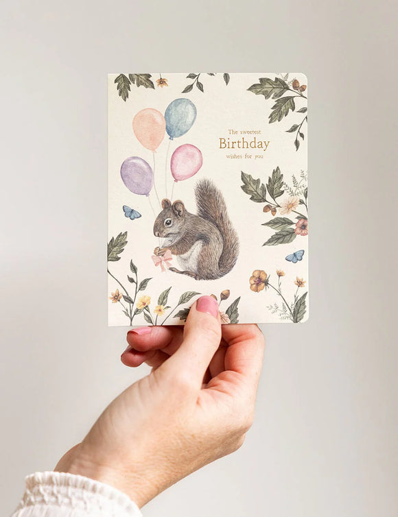 The Sweetest Birthday Wishes (Squirrel)