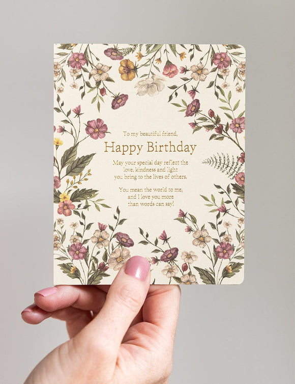 To My Beautiful Friend- Happy Birthday