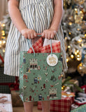 Medium Gift Bag - Santas Toy Workshop