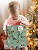 Medium Gift Bag - Santas Toy Workshop